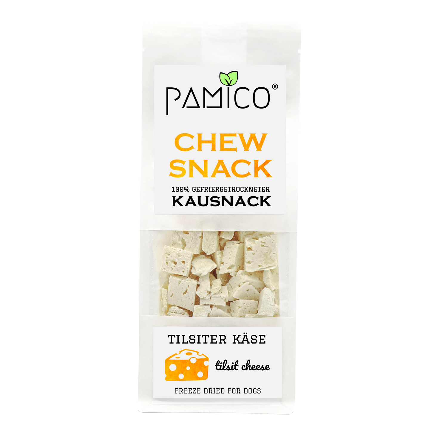 Käse gefriergetrocknet | natürlich, gesunder & proteinreicher Kausnack für Hunde - Pamico