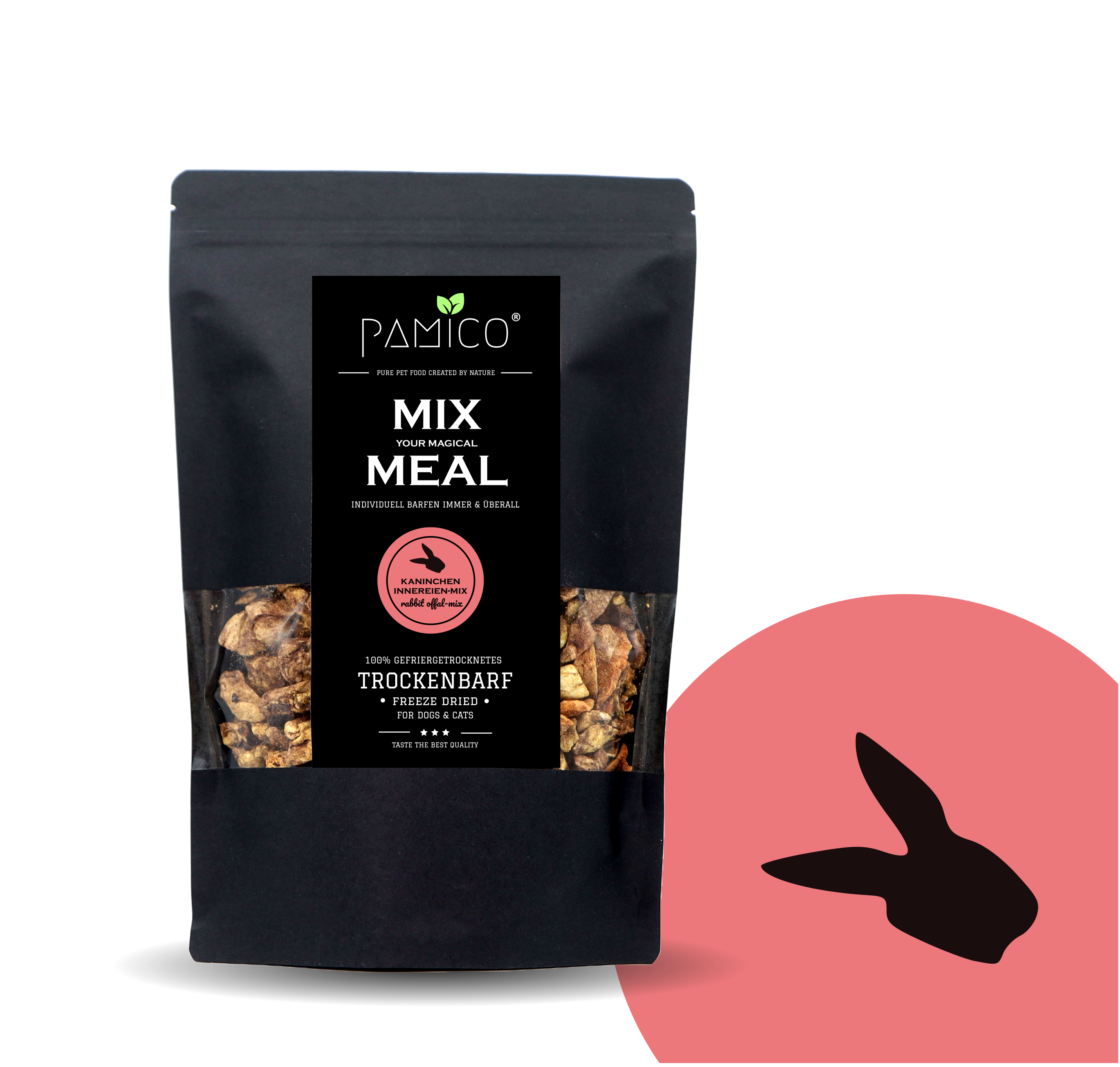 Kanincheninnereien-Mix gefriergetrocknet - MIX MEAL Trockenbarf - Pamico