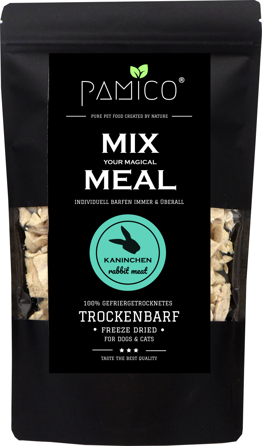 Kaninchenfleisch gefriergetrocknet - MIX MEAL Trockenbarf - Pamico