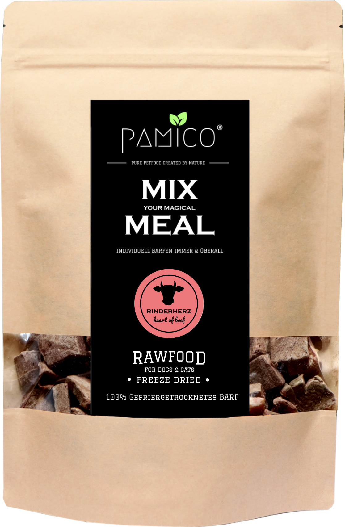 Rinderherzen gefriergetrocknet - MIX MEAL Trockenbarf - Pamico