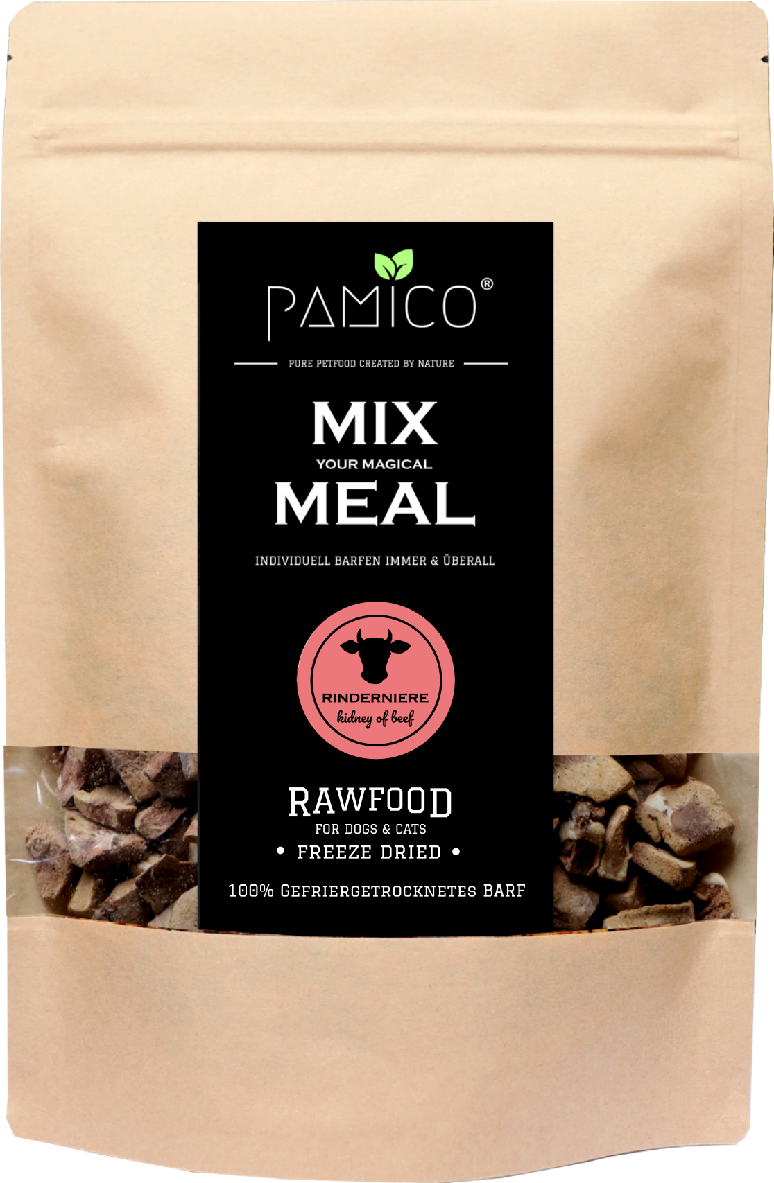 Rinderniere gefriergetrocknet - MIX MEAL Trockenbarf - Pamico