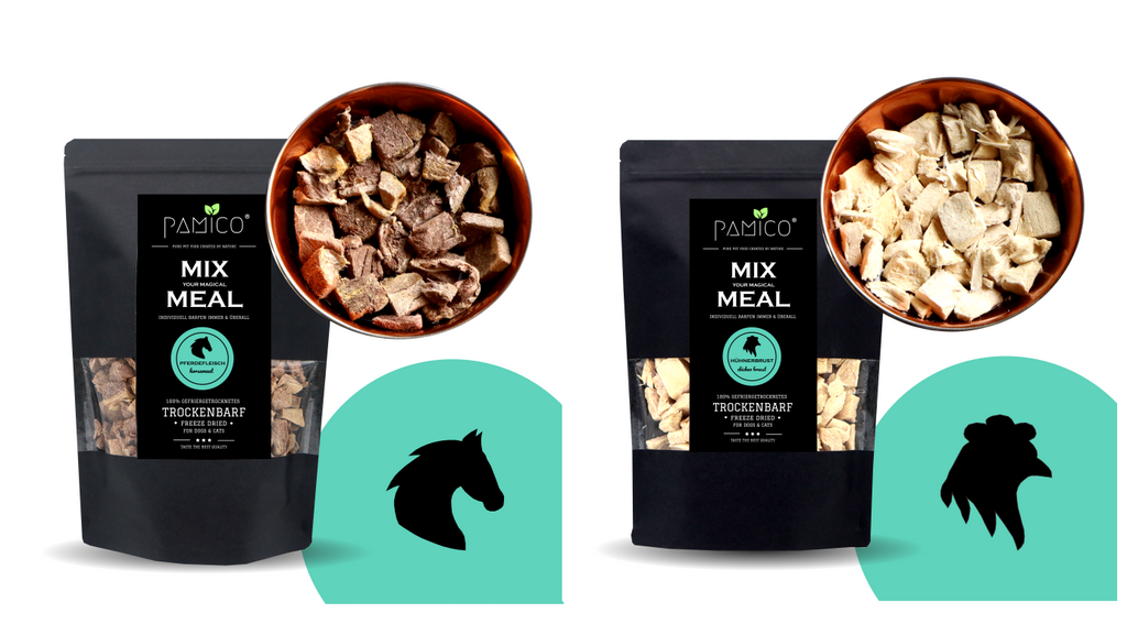Trockenbarf MIX MEAL Muskelfleisch & Pansen gefriergetrocknet für Katzen und Hunde