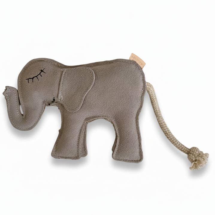 Hundespielzeug aus Leder "Elefant"