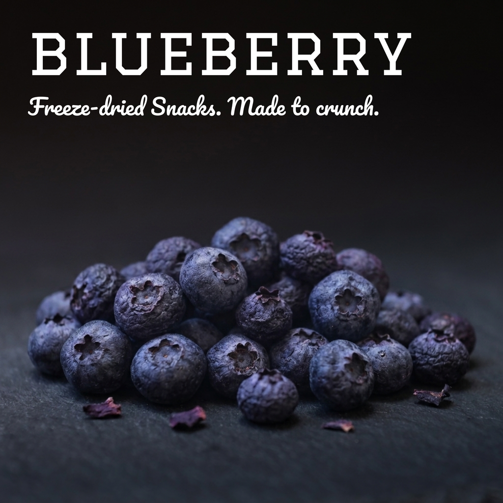 Gefriergetrocknete Blaubeeren für Hunde & Katzen - Vitaminreicher Fruchtsnack