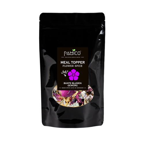 Bunte Blumen Gewürz Meal Topper - natürlicher Blumenmix für Hunde & Nager
