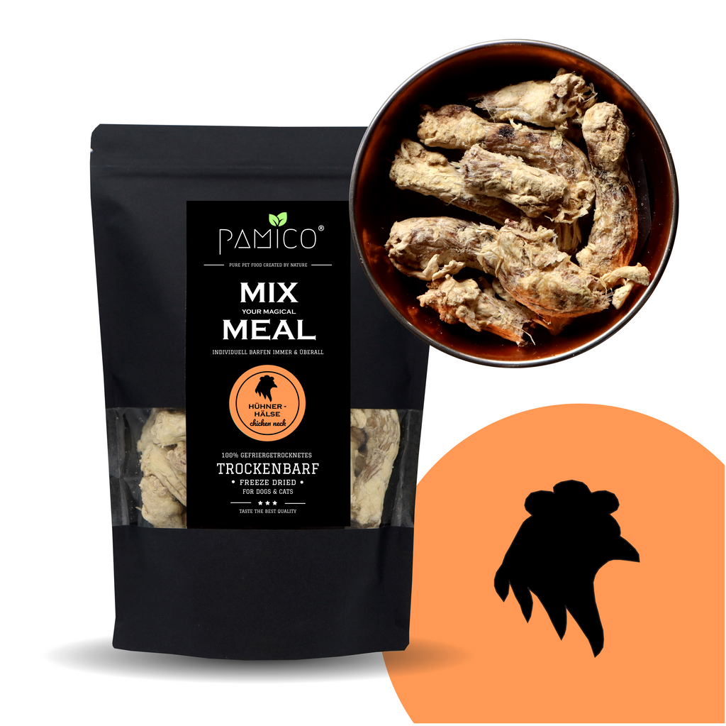 Hühnerhälse gefriergetrocknet - MIX MEAL Trockenbarf - Pamico