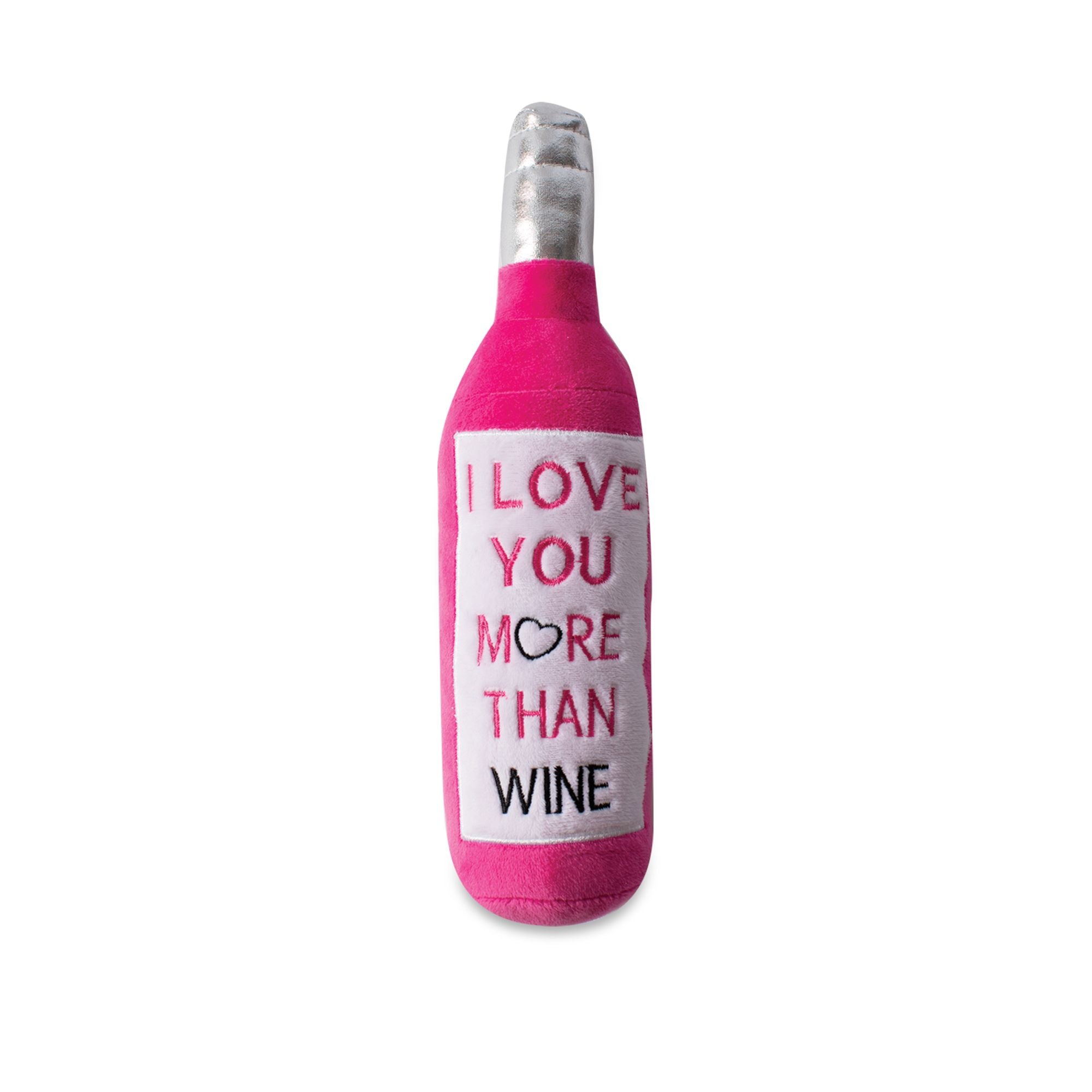 I love u more than wine - Hundespielzeug - Pamico