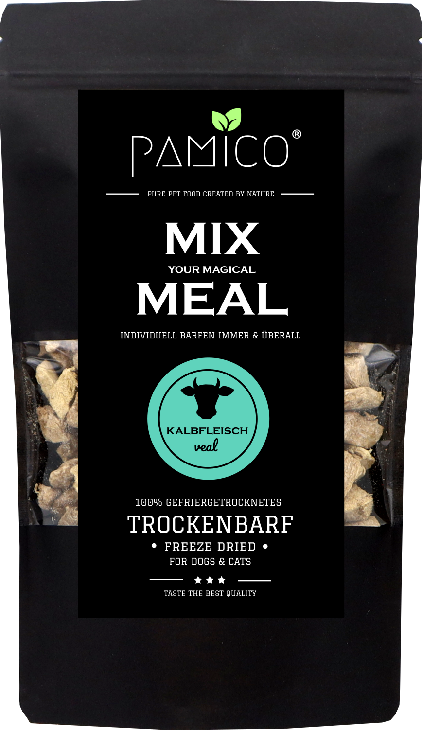 Kalbsfleisch gefriergetrocknet - MIX MEAL Trockenbarf