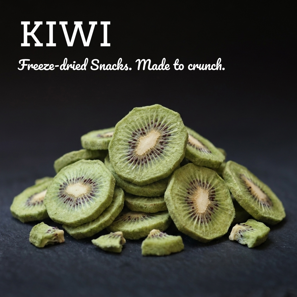 Gefriergetrocknete Kiwi für Hunde & Katzen - Vitaminreicher Fruchtsnack