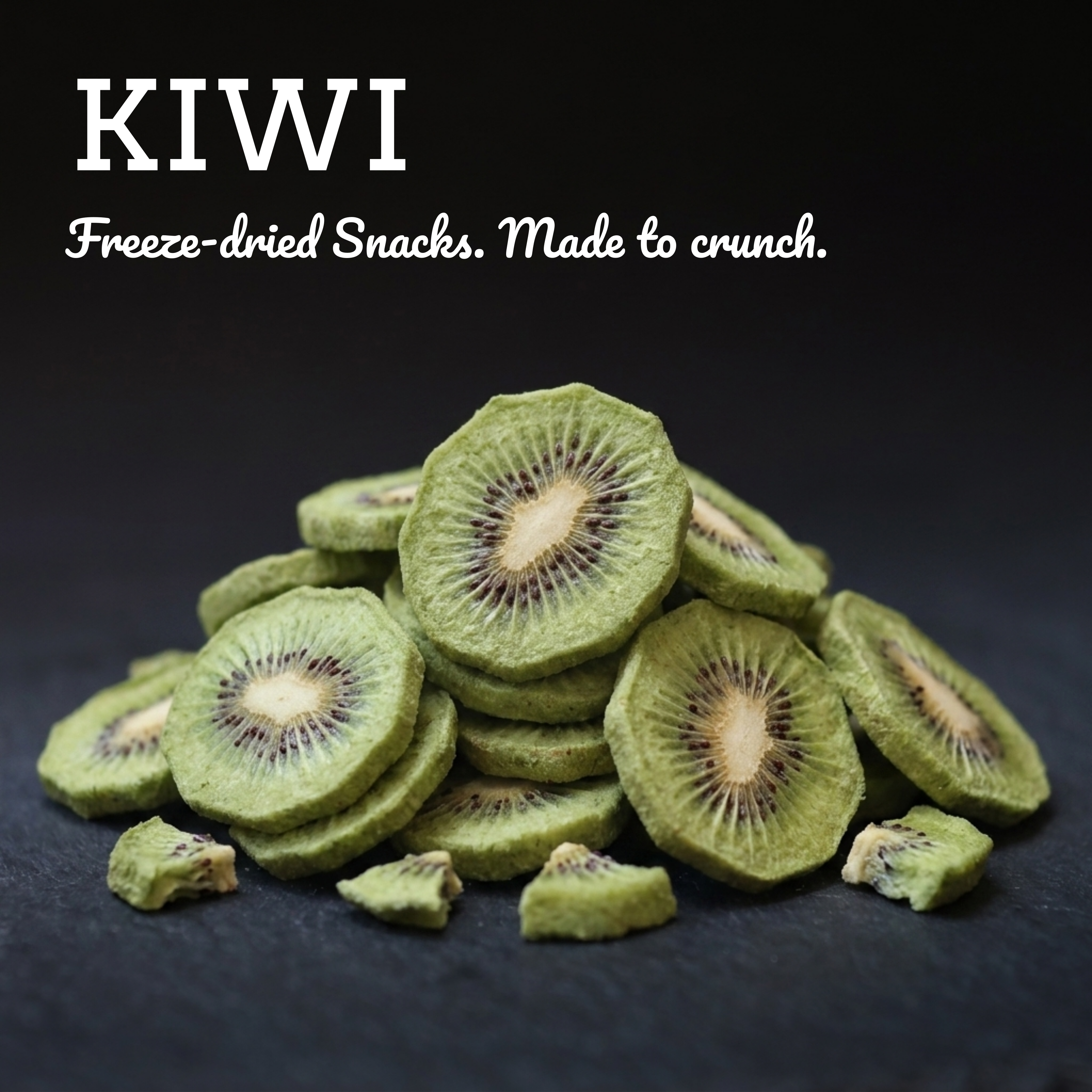 Gefriergetrocknete Kiwi für Hunde & Katzen - Vitaminreicher Fruchtsnack