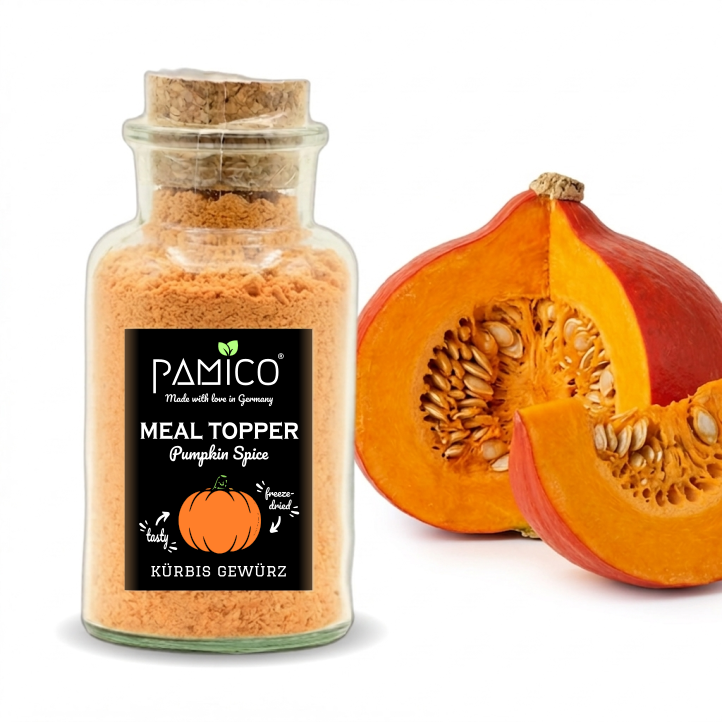 Kürbis Gewürz Meal Topper - herbstlicher Pumpkin Spice für Hunde & Katzen