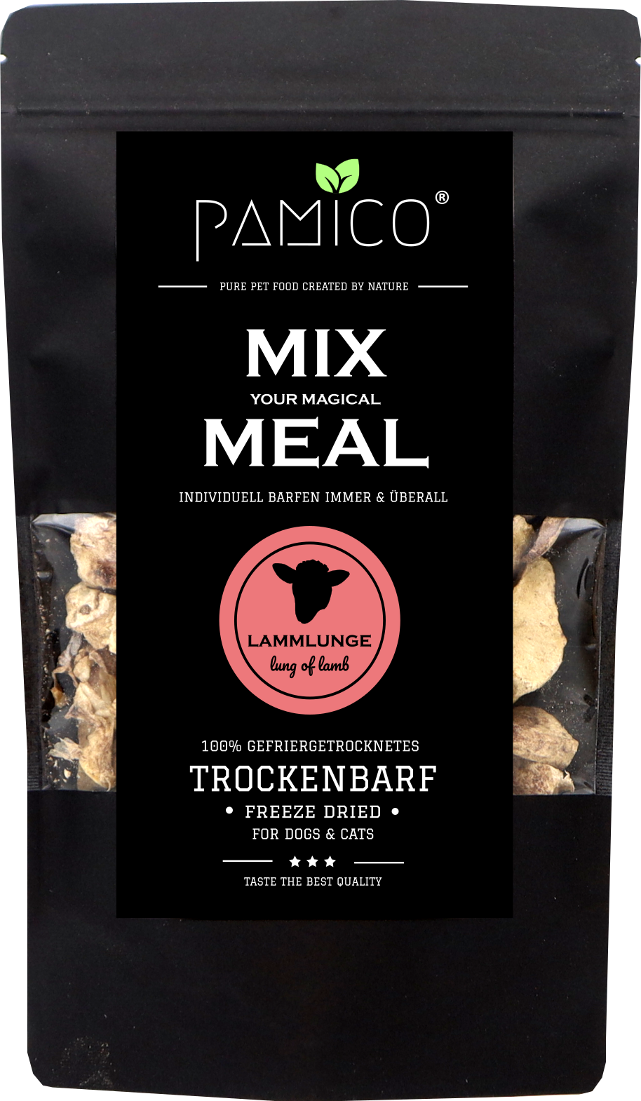 Lammlunge gefriergetrocknet - MIX MEAL Trockenbarf - Pamico