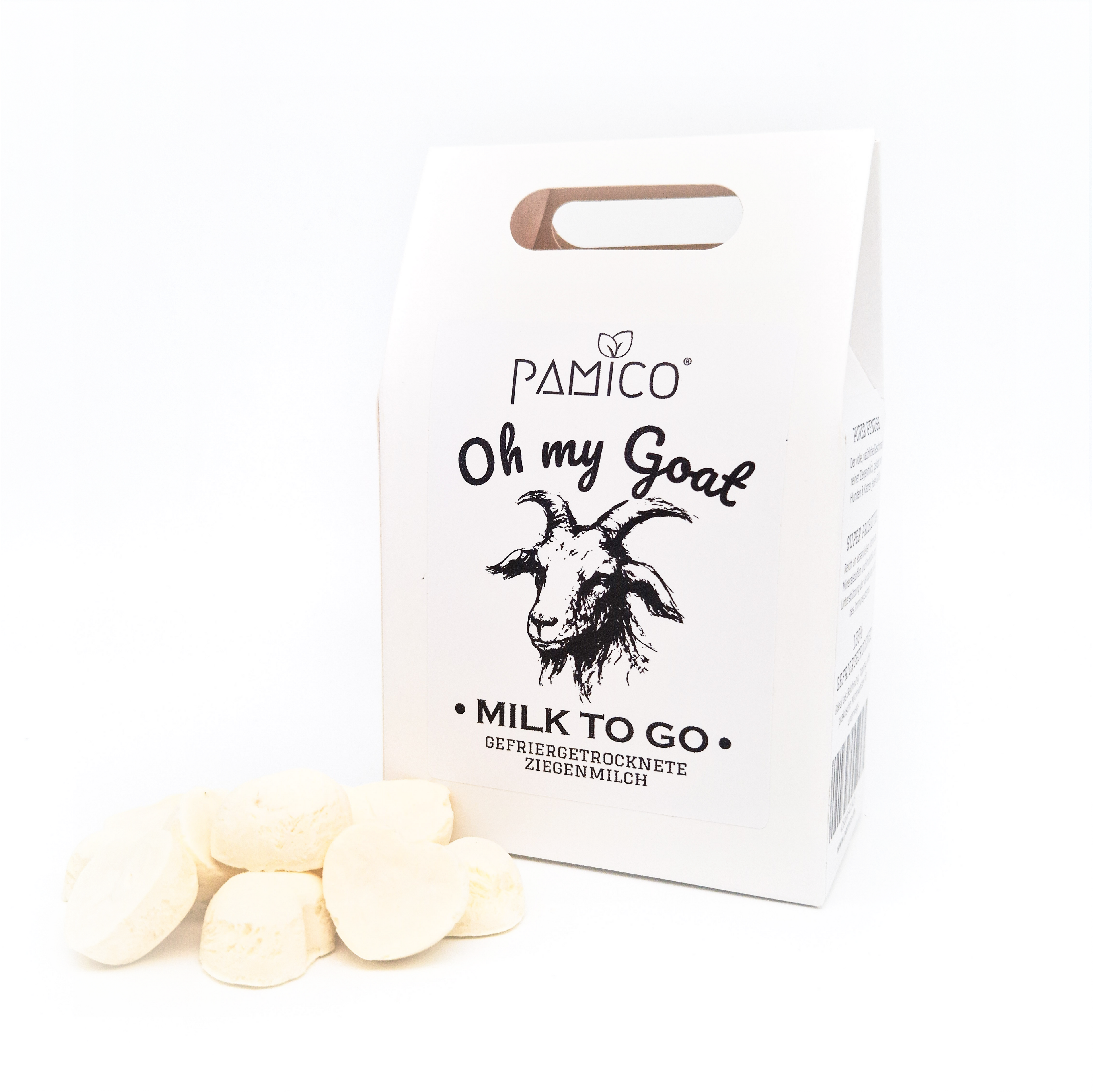 Ziegenmilch gefriergetrocknet - oh my goat milk to go - für Hunde & Katzen