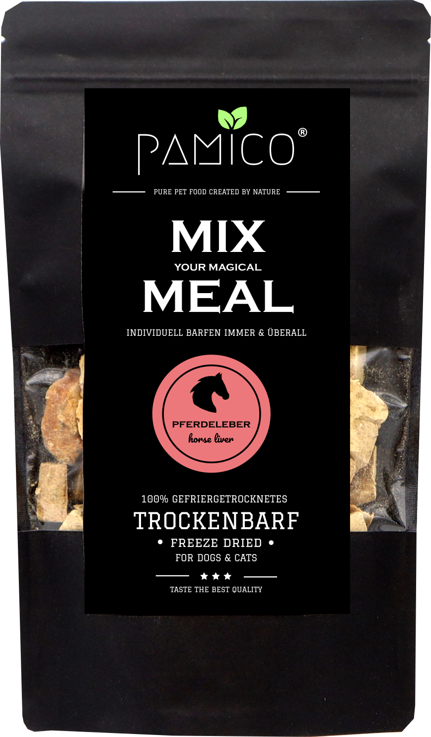 Pferdeleber gefriergetrocknet - MIX MEAL Trockenbarf - Pamico