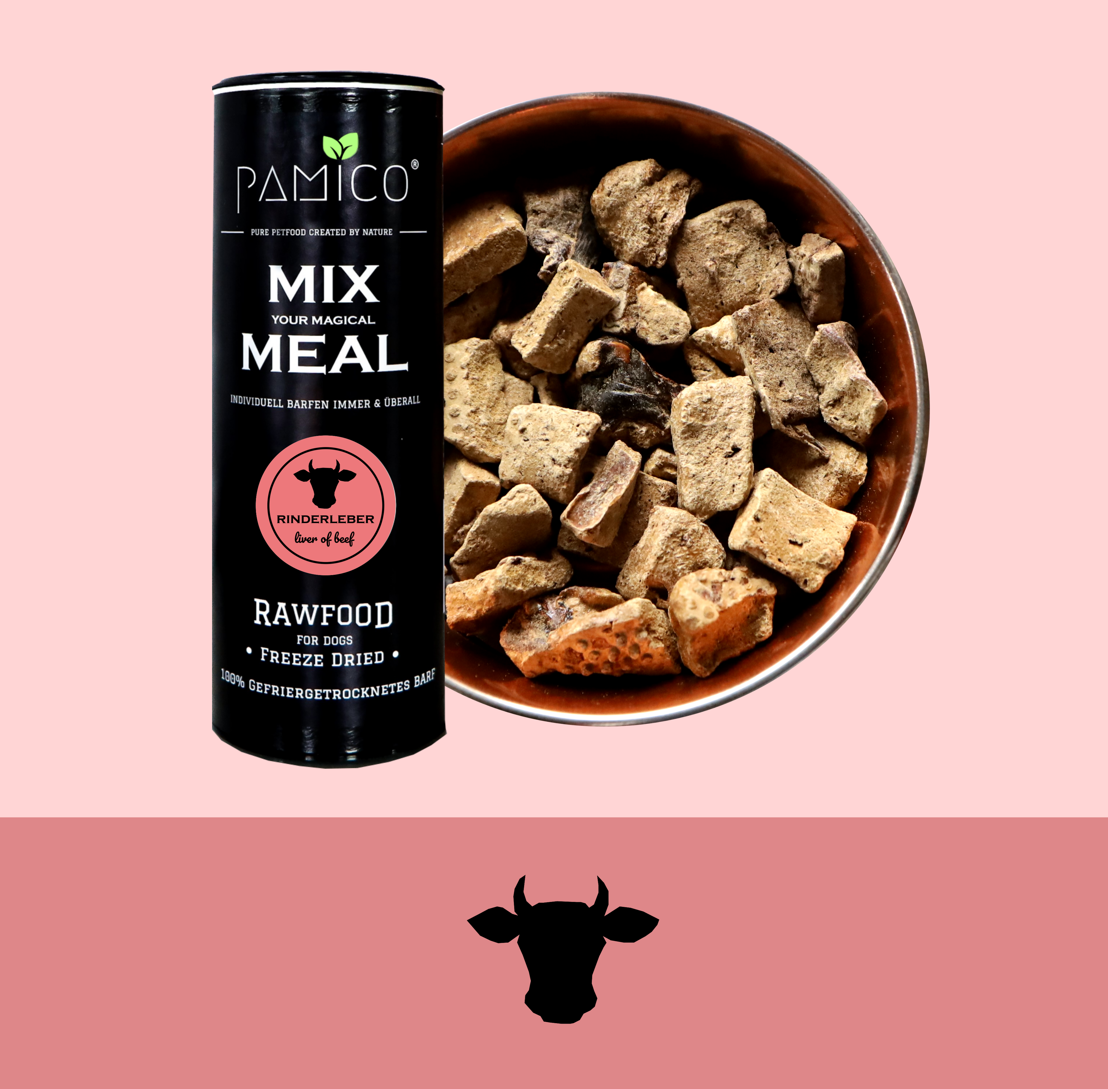 Rinderleber gefriergetrocknet - MIX MEAL Trockenbarf - Pamico