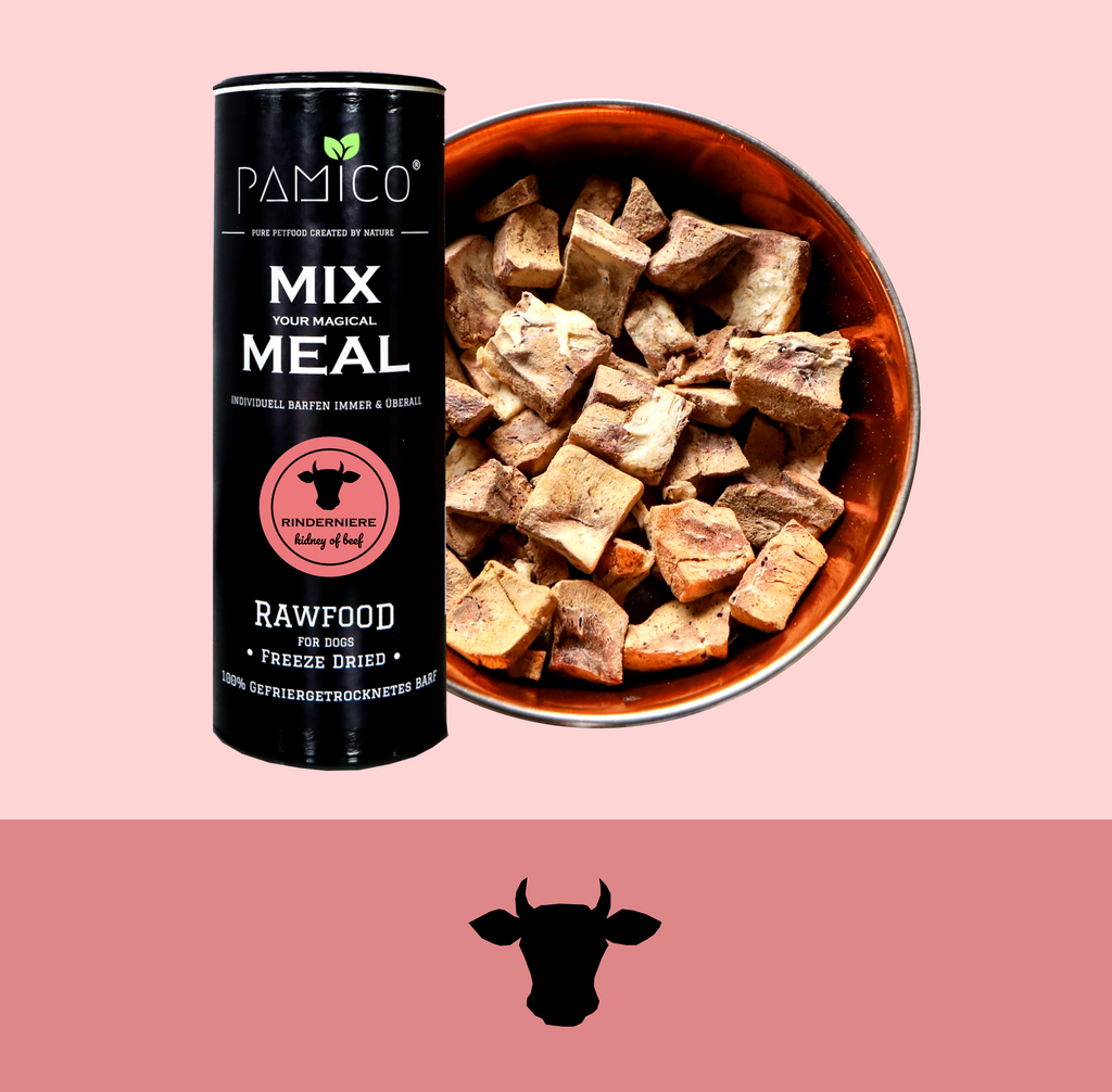 Rinderniere gefriergetrocknet - MIX MEAL Trockenbarf - Pamico