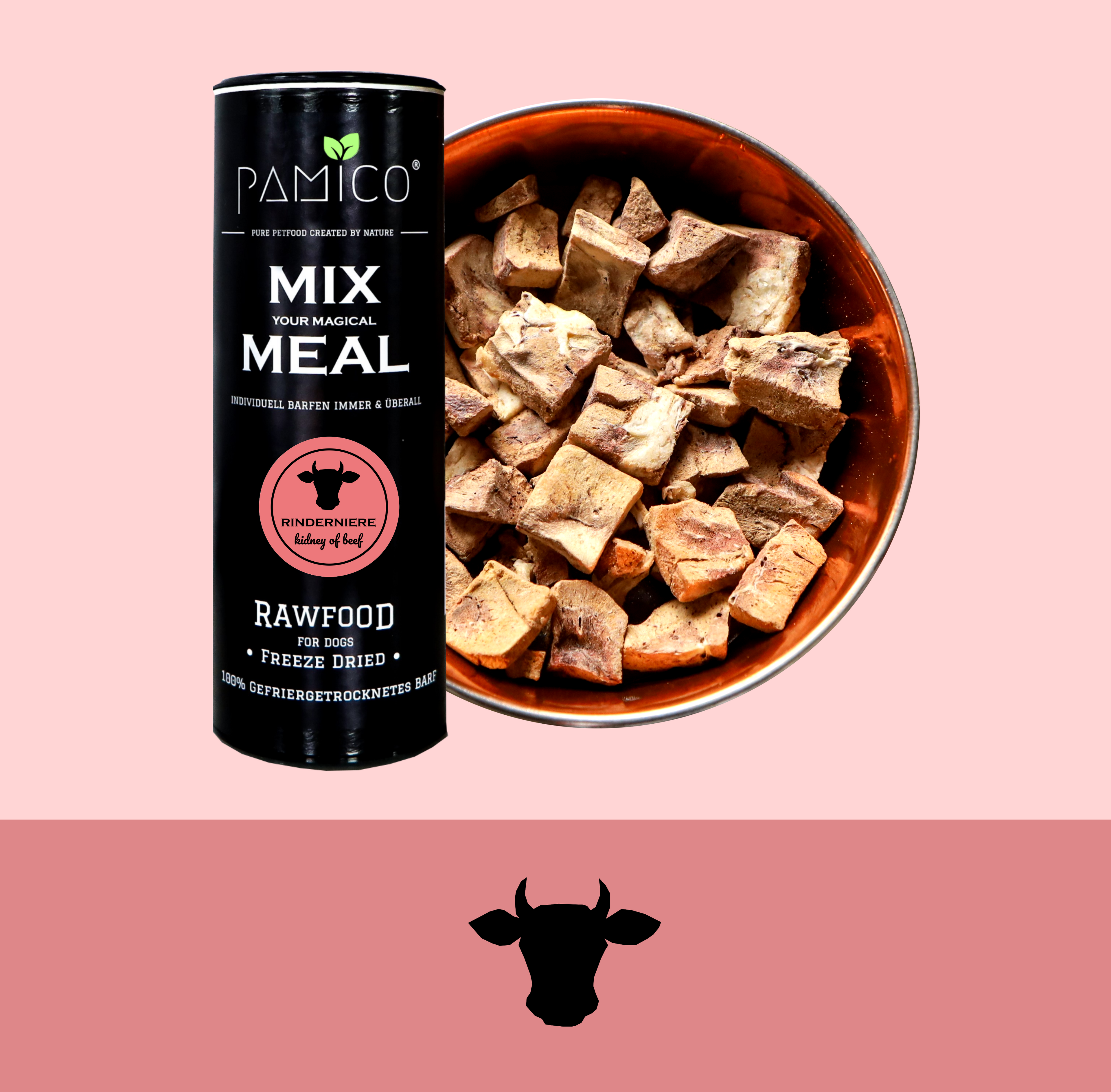 Rinderniere gefriergetrocknet - MIX MEAL Trockenbarf - Pamico