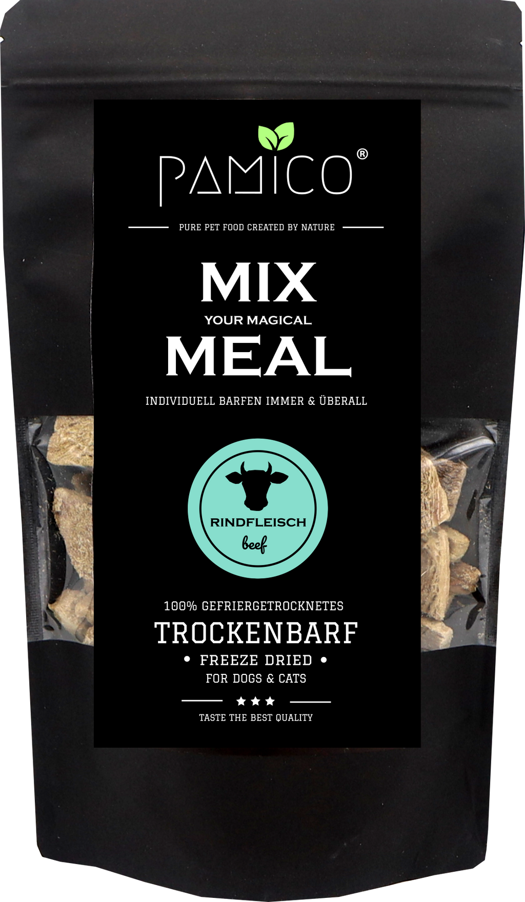 Rindfleisch gefriergetrocknet - MIX MEAL Trockenbarf - Pamico