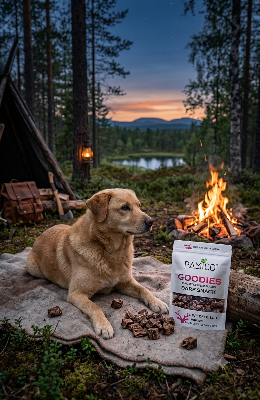 Gefriergetrocknetes Wildfleisch Goodies für Hunde & Katzen – Natürlicher Snack reich an Eisen & Vitamin B Pamico