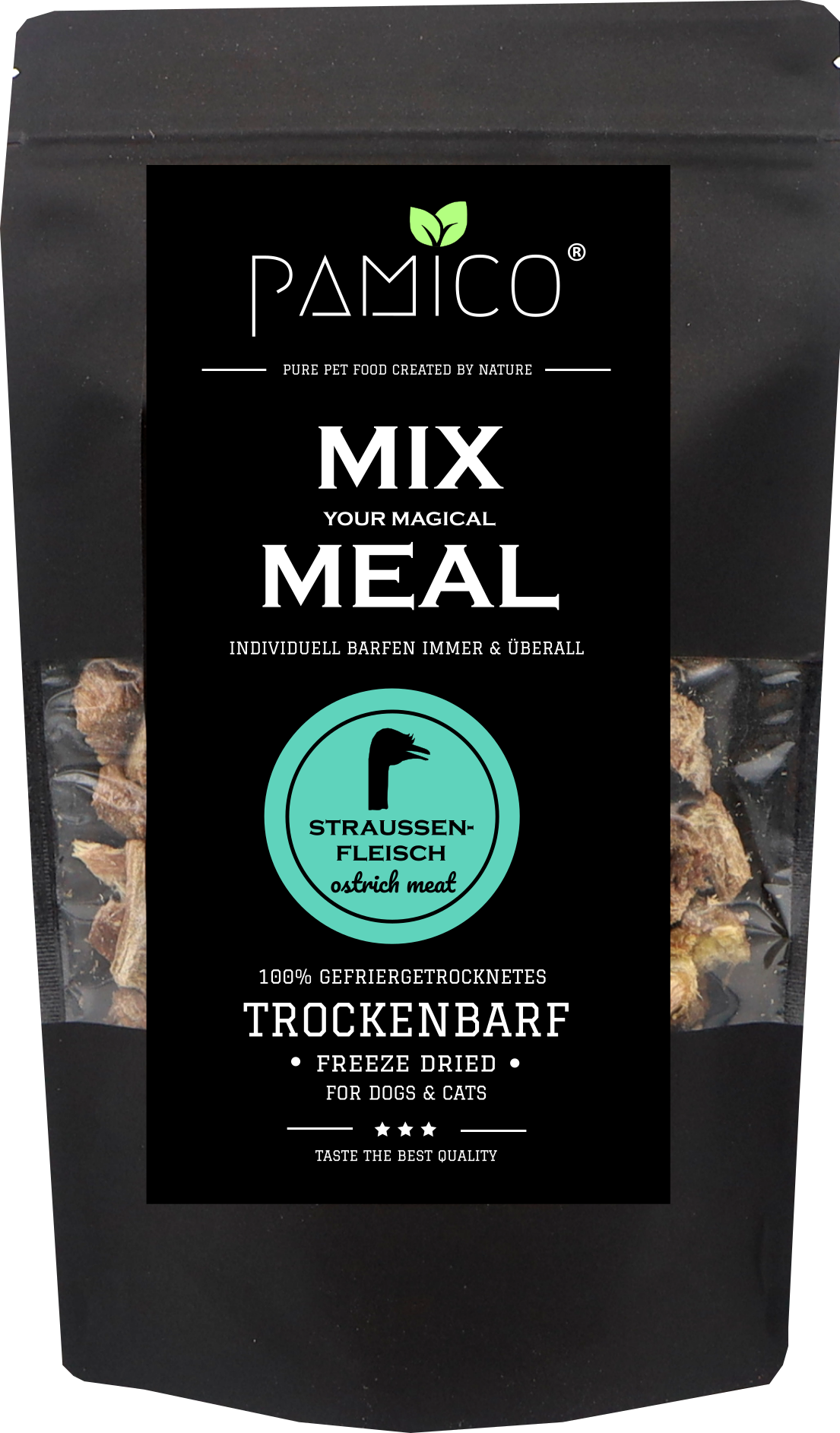 Straußenfleisch gefriergetrocknet - MIX MEAL Trockenbarf