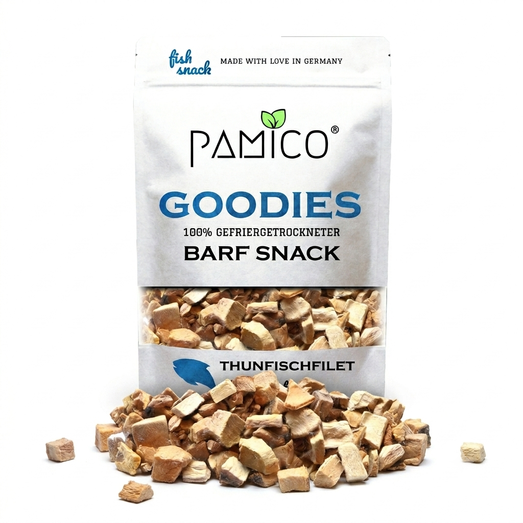 Thunfischfilet gefriergetrocknet - BARF Snack Goodies for dogs & cats Pamico