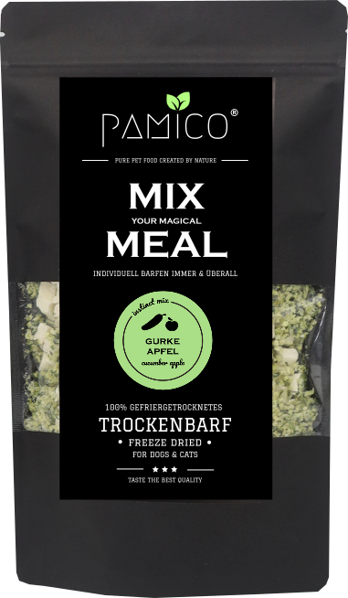 Gurke & Apfel gefriergetrocknet - MIX MEAL Trockenbarf - Pamico