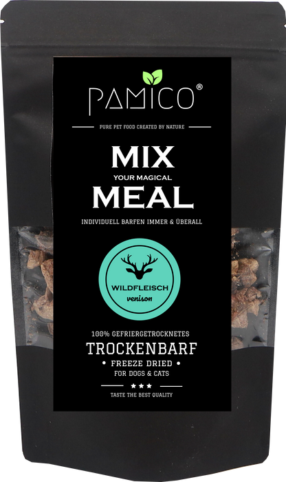 Wildfleisch gefriergetrocknet - MIX MEAL Trockenbarf