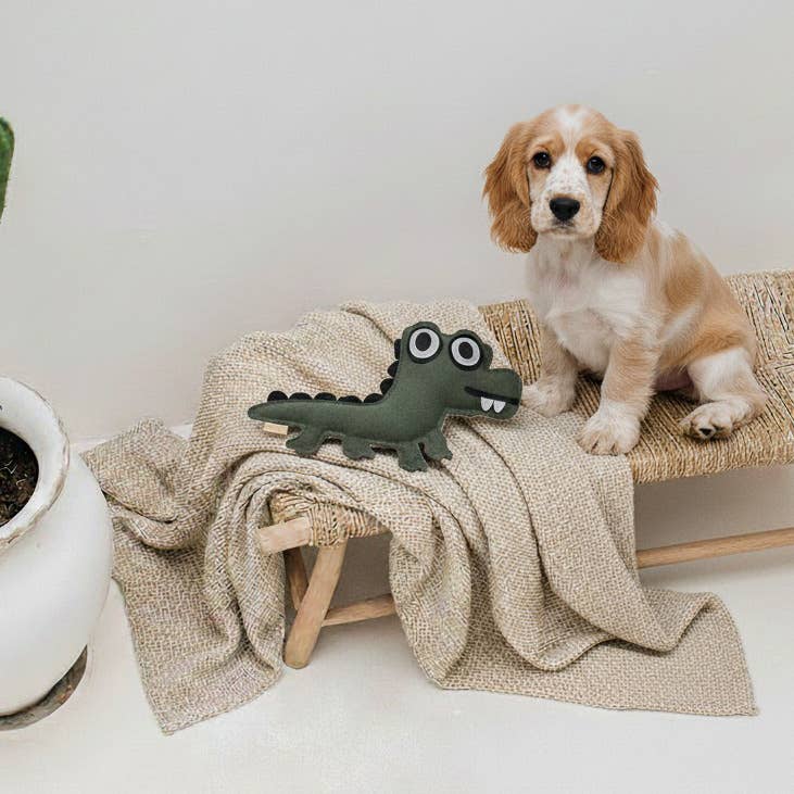 Hundespielzeug aus Leder "Krokodil"